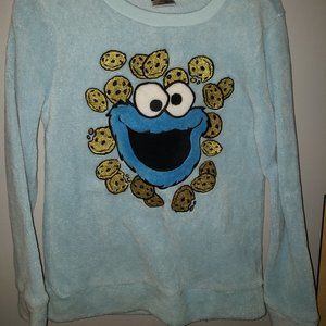 Light blue Cookie Monster Pullover